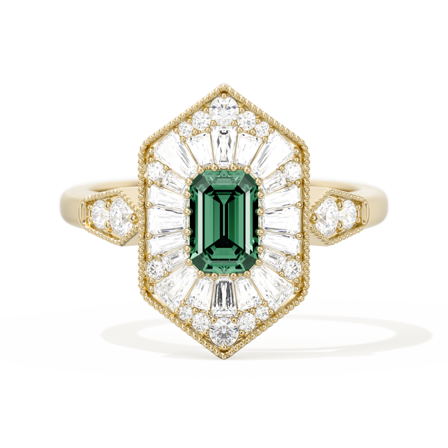 Ballerina Elongated Emerald