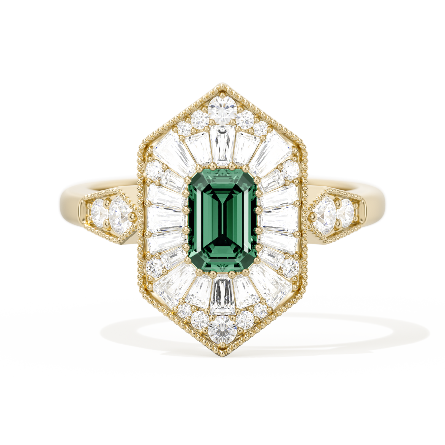 Ballerina Elongated Emerald
