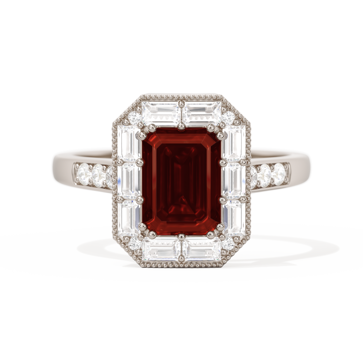 Not So Mini French Cut Halo