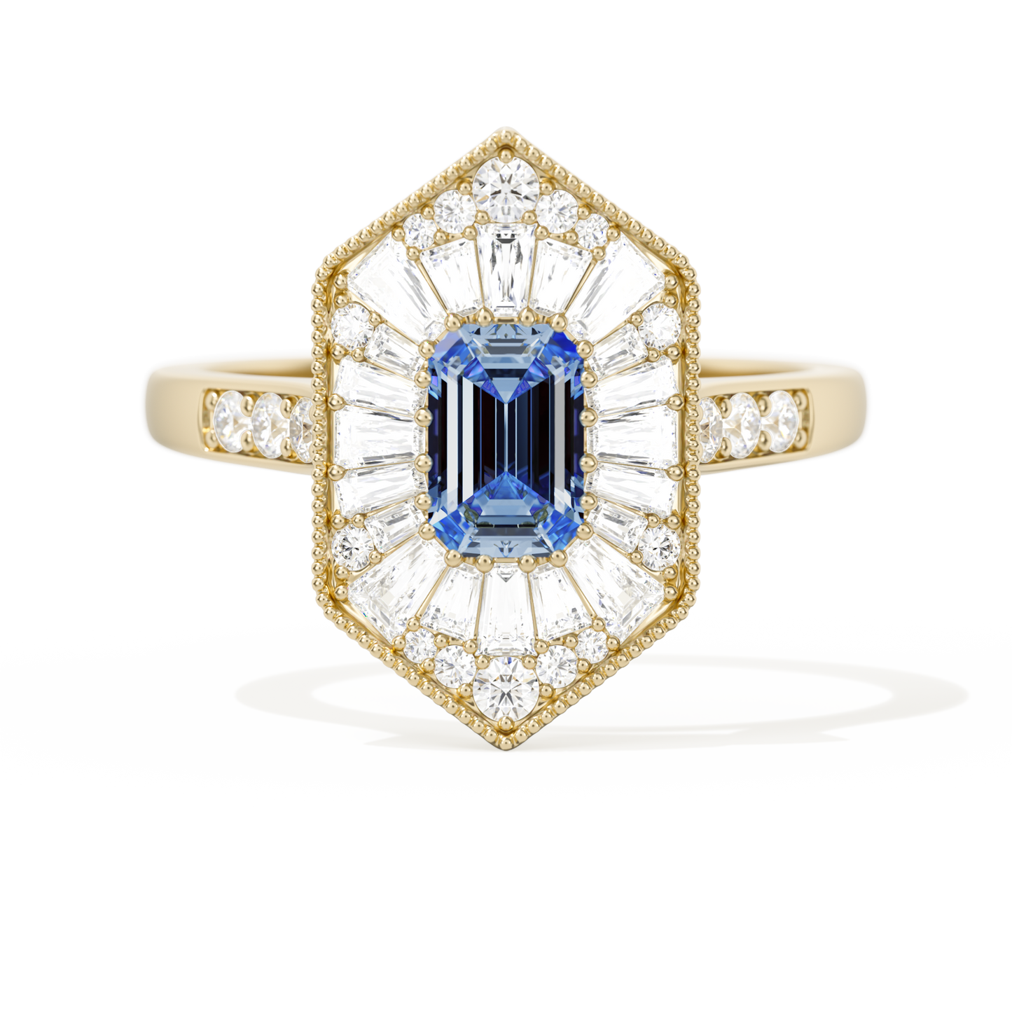 Ballerina Elongated Emerald