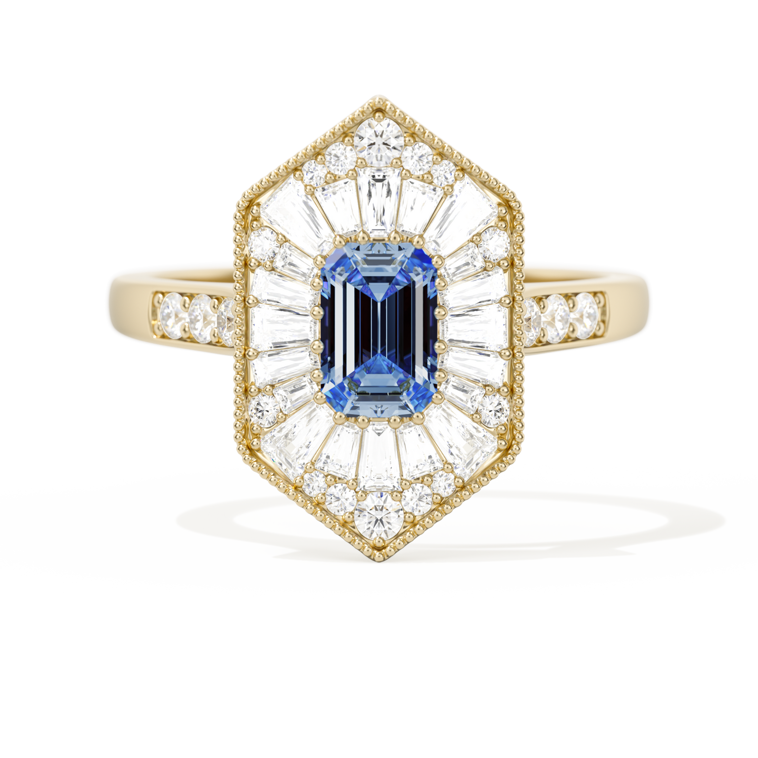 Ballerina Elongated Emerald