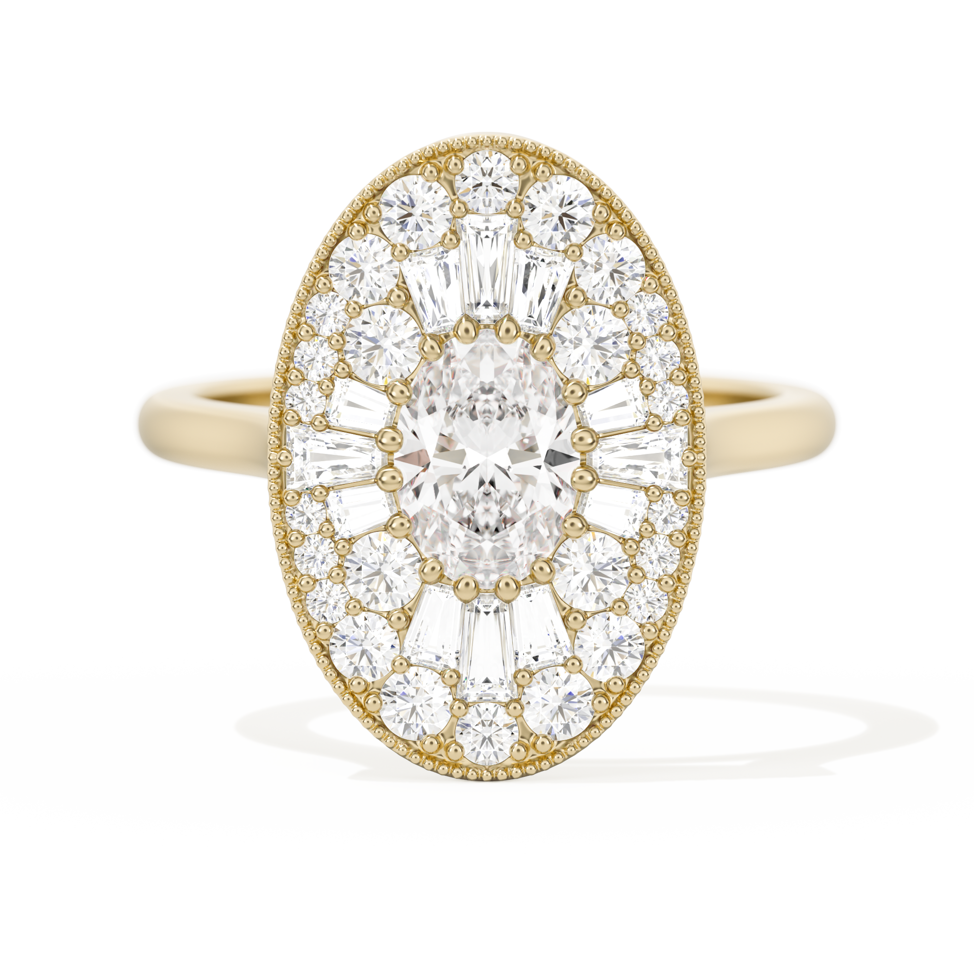 Oval Ballerina Oval Center