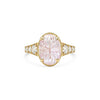 Oval Pink Starbrite Cut Sapphire Astra Ring