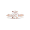 Oval Baguette & Pear Diamond Ring