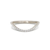 Round Pave Contour Band