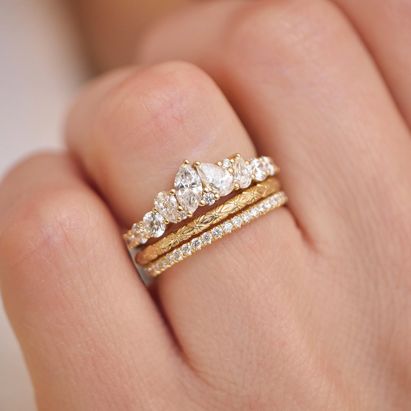 Delicate Deco Floral Band