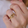 Chocolate Old Mine Cut Diamond Solitaire
