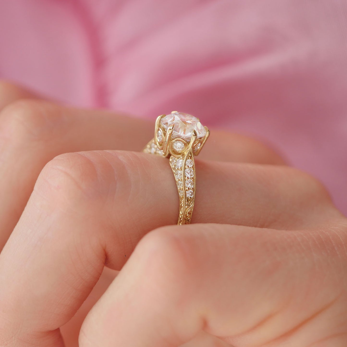 Starlace Old European Cut Diamond Ring