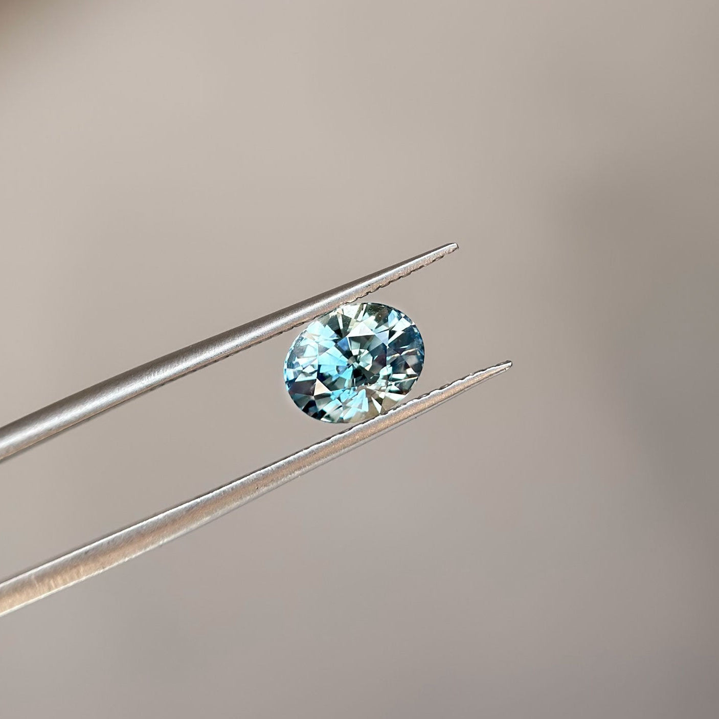 2.07 Oval Blue Green Sapphire