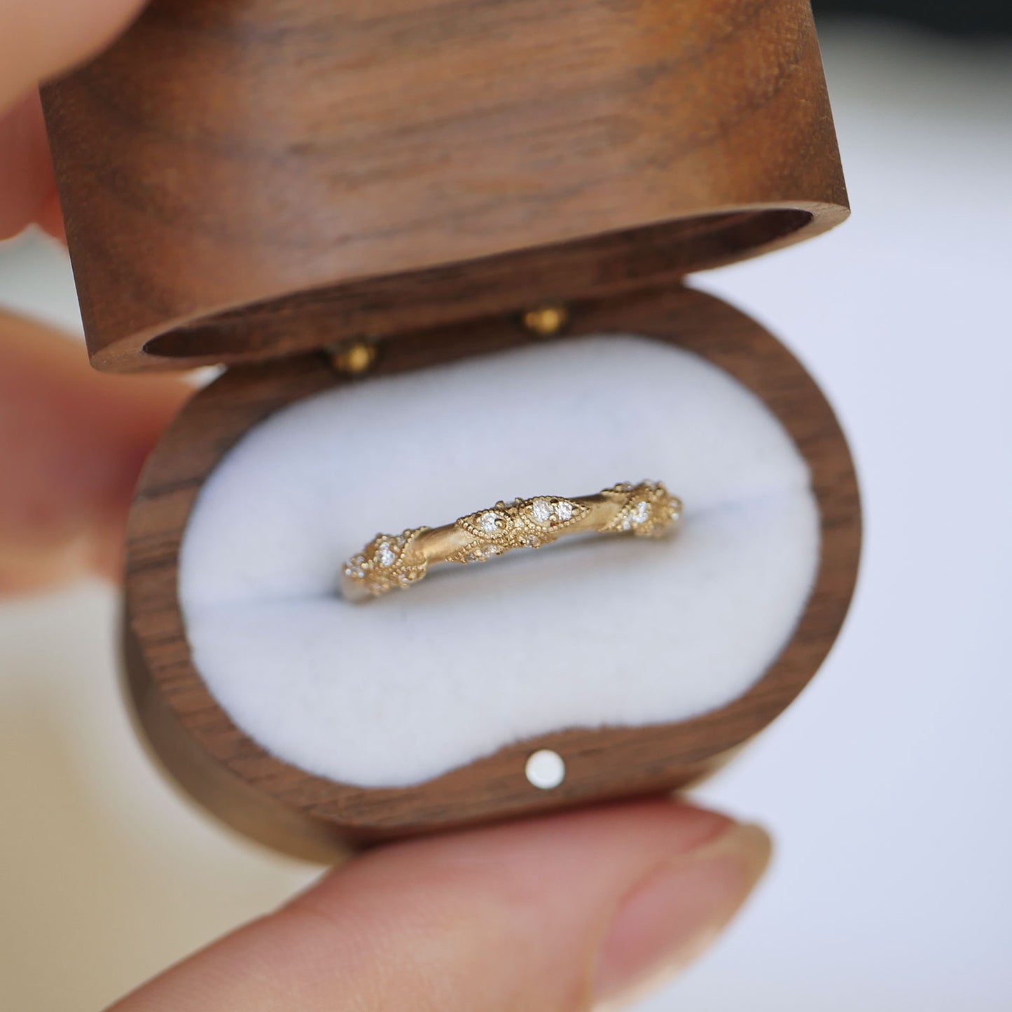 Diamond Nature Inspired Diamond Band
