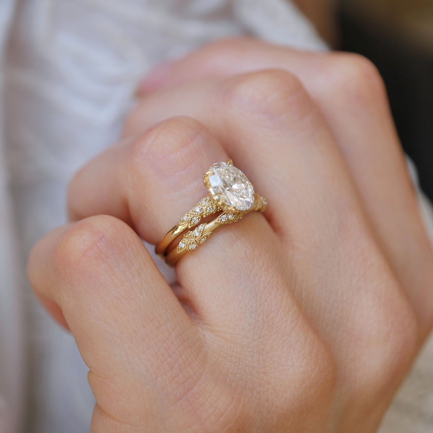 Diamond Nature Inspired Diamond Band