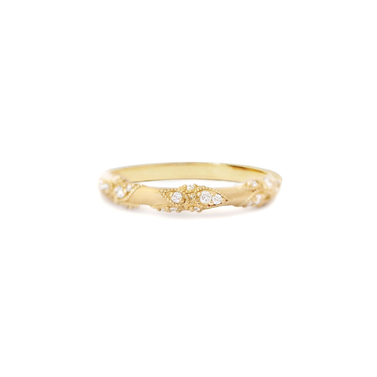 Diamond Nature Inspired Diamond Band
