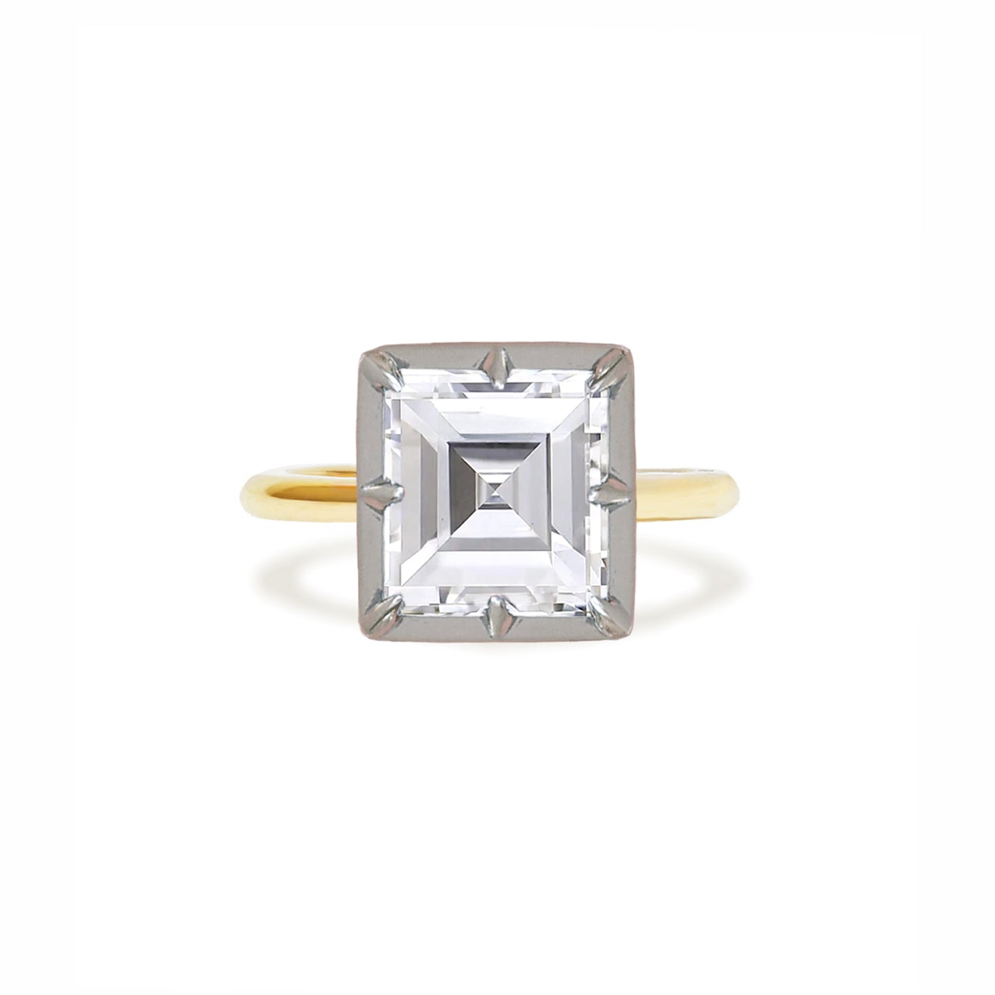 Carre Cut Colette Solitaire