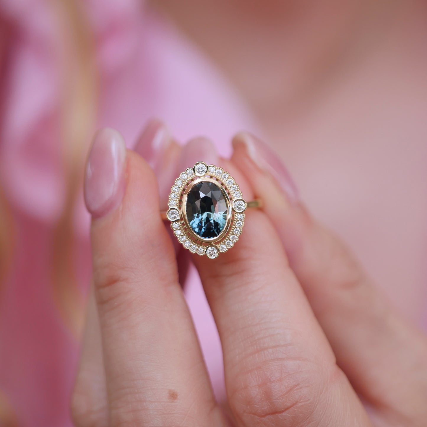 Custom Bella Diamond Mosaic Ring