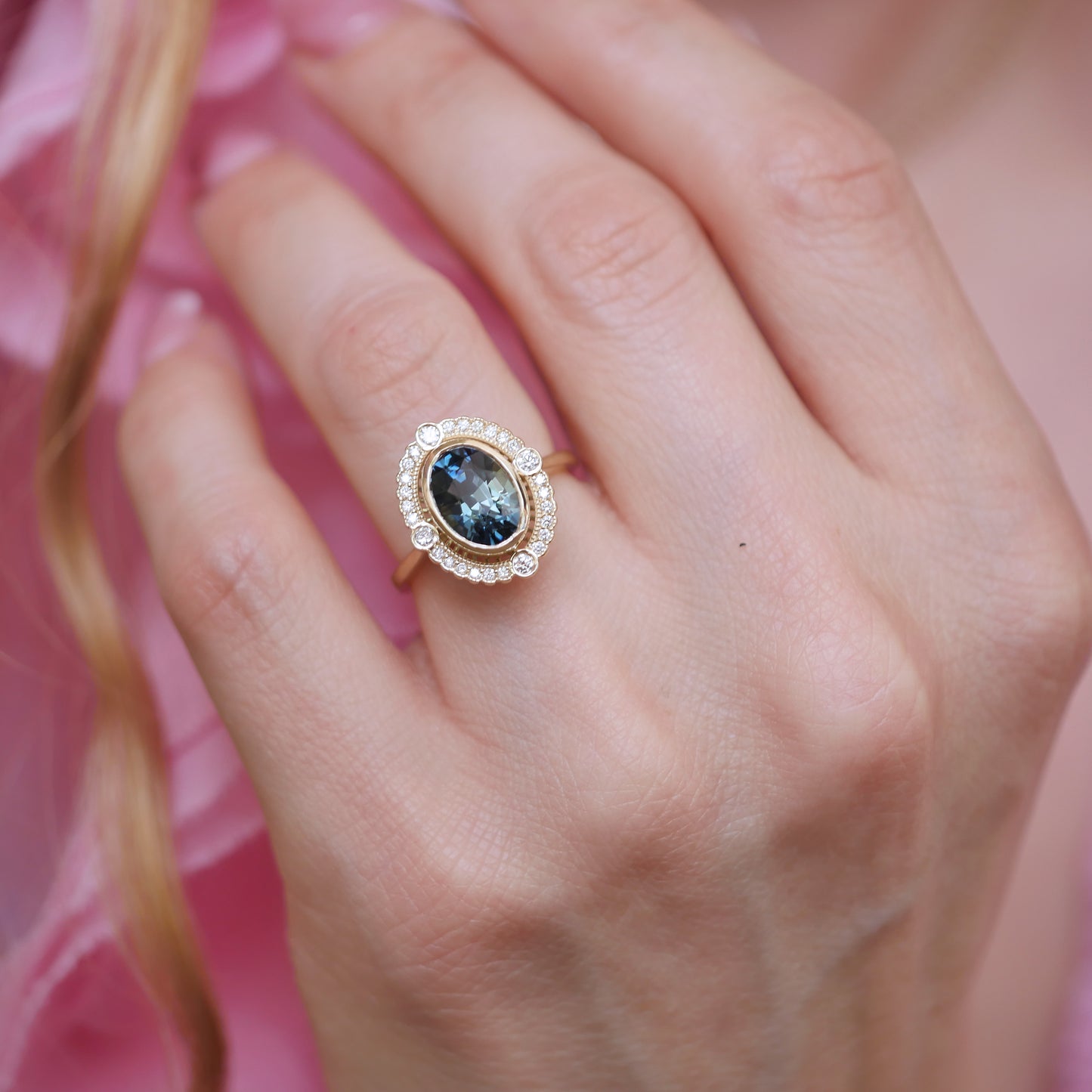 Custom Bella Diamond Mosaic Ring