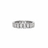Custom Bezel Baguette and Pear Eternity Band