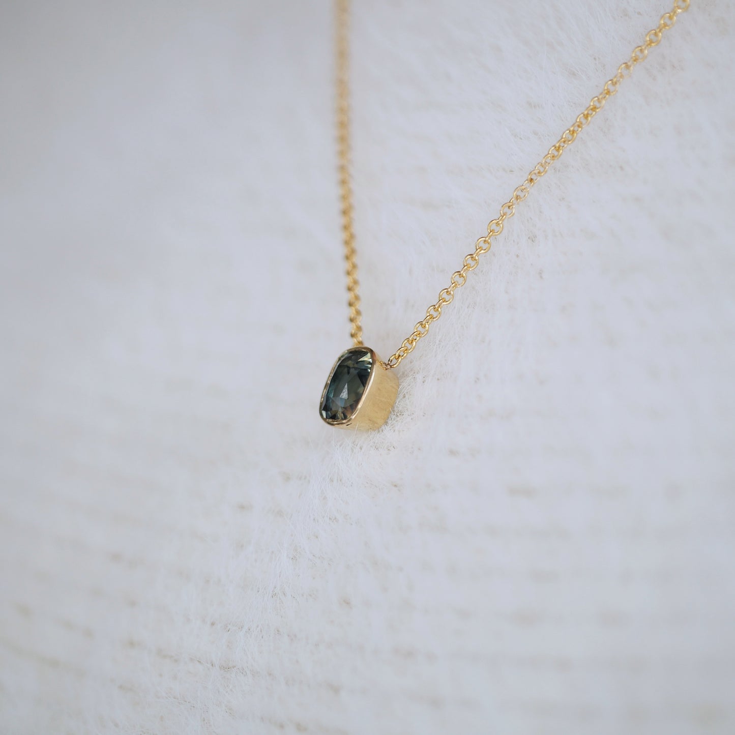Custom Bezel Diamond Pendant