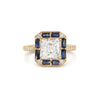 Custom Radiant Cut Asscher, Pave and Deco Brick Stacking Set