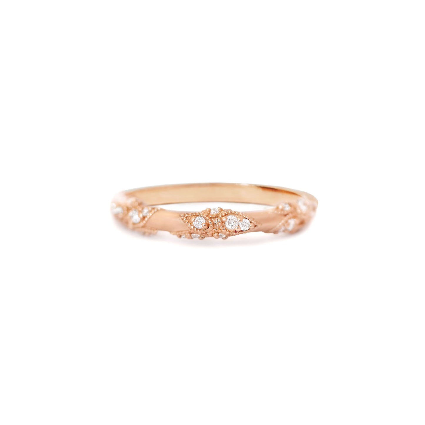 Diamond Nature Inspired Diamond Band