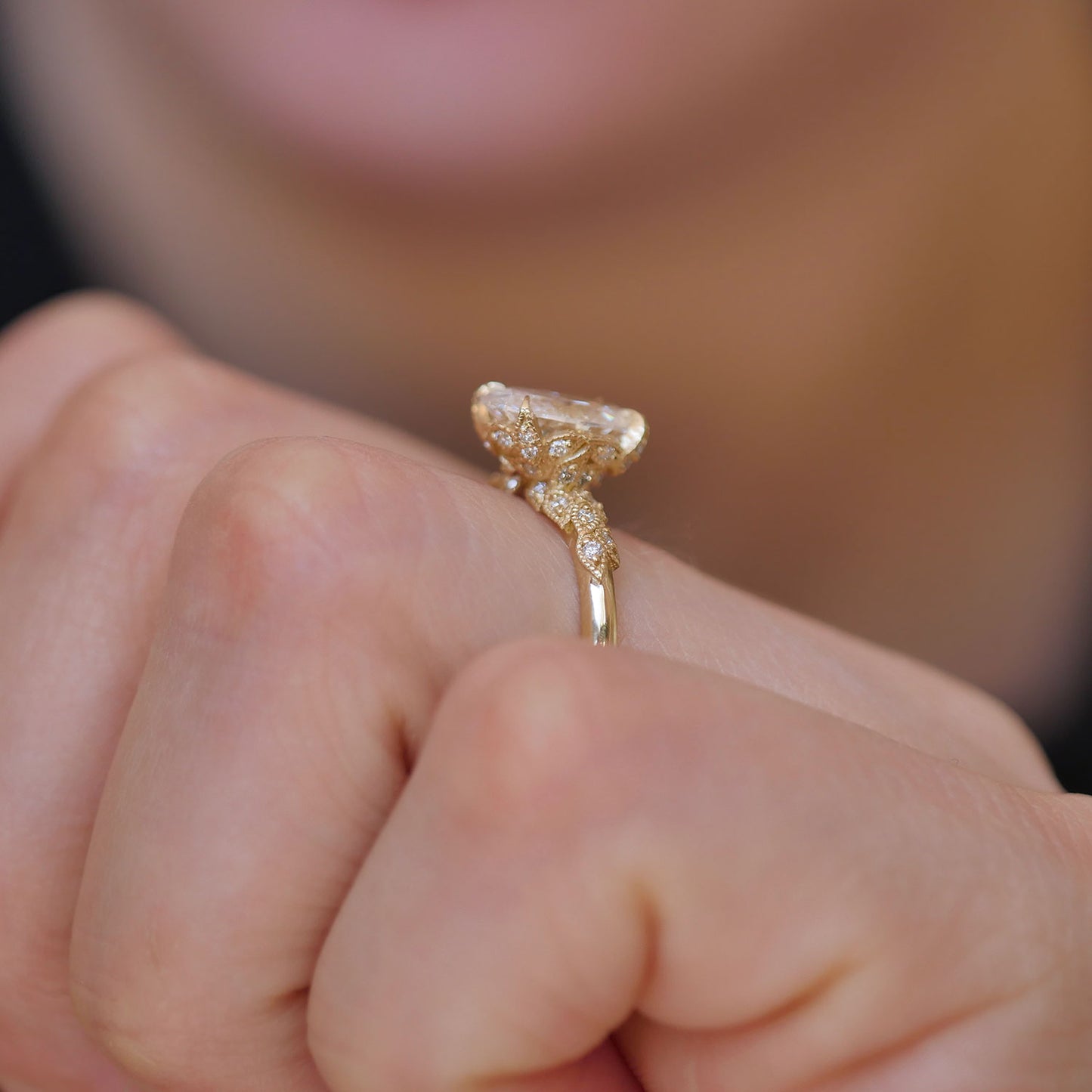 Wild Vine Diamond Ring