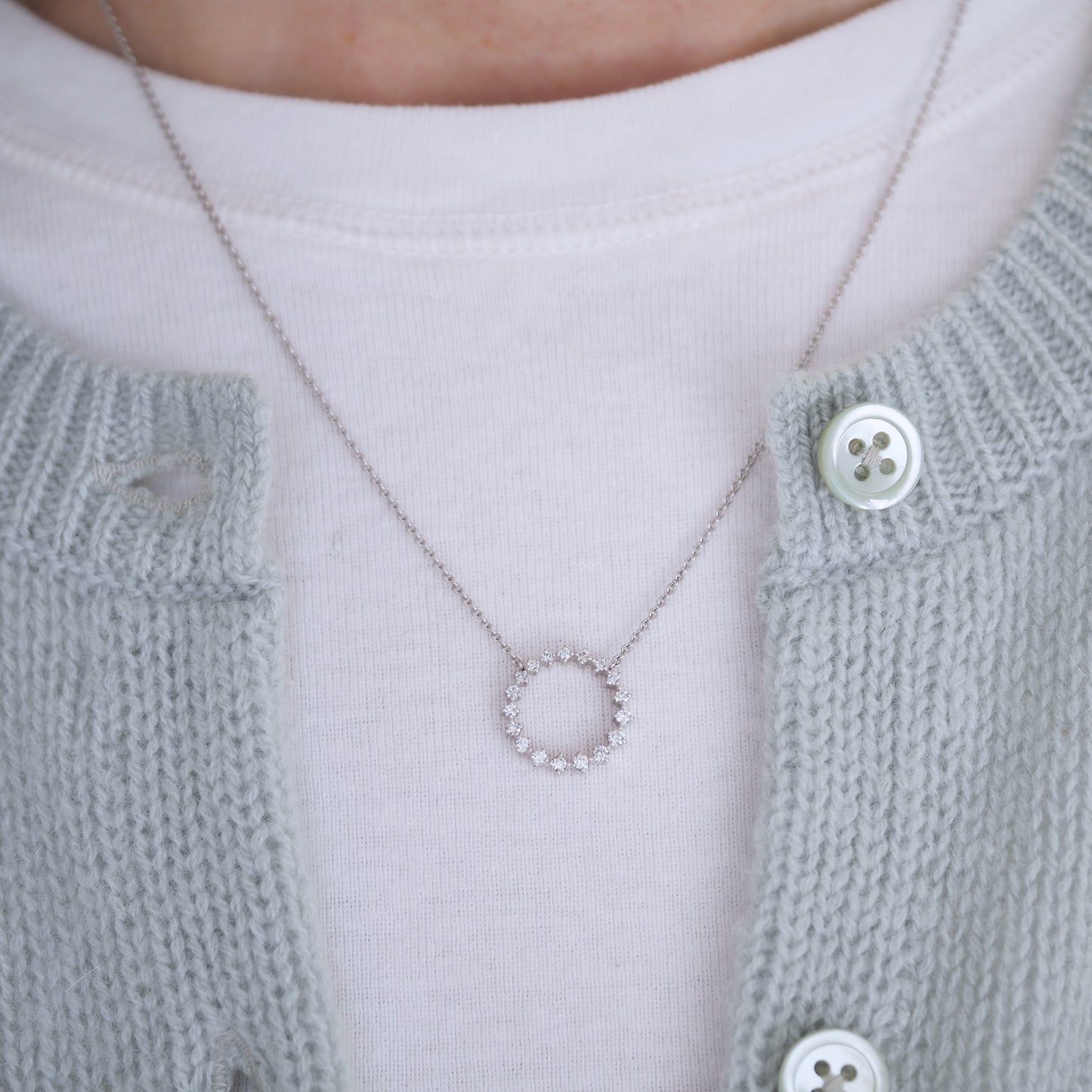 Diamond Wreath Pendant