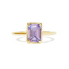 1.56 ctw Emerald Cut Violet Purple Sapphire