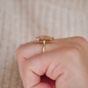 Emerald & French Cut Baguette Diamond Mosaic Ring