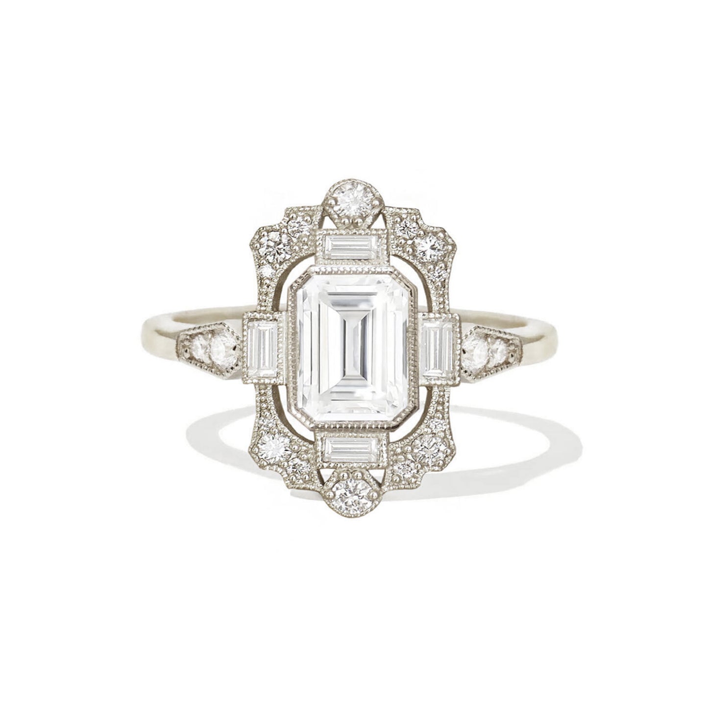 Fairmont Moissanite Diamond Mosaic Ring
