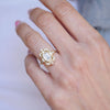 Fairmont Moissanite Diamond Mosaic Ring