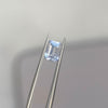 1.14 Emerald Cut Light Blue-Grey Sapphire