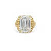 12.00 ctw Feather Emerald Cut Diamond Ring