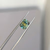 2.25 Emerald Cut Bi Color Green Yellow Sapphire