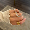 Oval Pink Starbrite Cut Sapphire Astra Ring