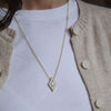 Large Kite Shape Oval Brilliant Cut Diamond Necklace