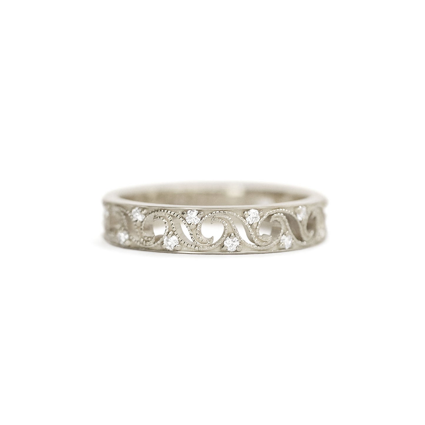 Wave Diamond Ring