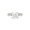 Moonflower Asscher Cut Diamond Ring