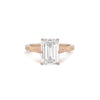 Moonflower Emerald Cut Diamond Ring