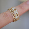 Eyelet Diamond Band