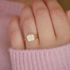 Split Shank Asscher Cut Lab Diamond Solitaire