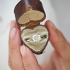 Opalescent White Diamond Solitaire