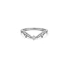 Edwardian Contour Carre Diamond Band