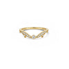 Edwardian Contour Round Diamond Band