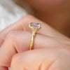 Oval Lilac Sapphire Wild Vine Ring