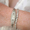 Antique Gruen Platinum 1.00 CTW Diamond Cocktail Watch