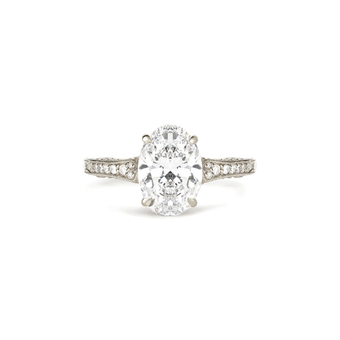 Starfall Oval Cut Diamond Ring