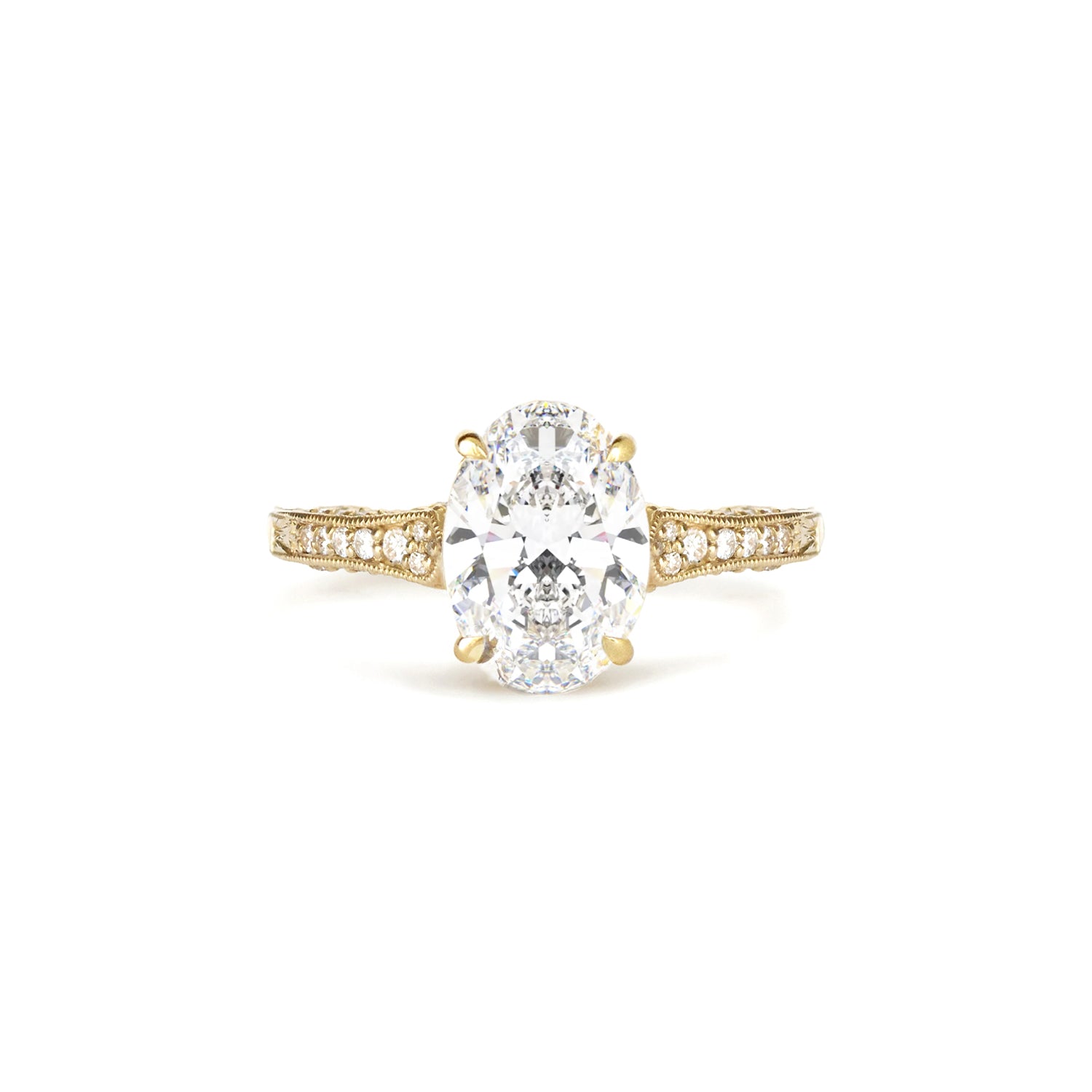 Starfall Oval Cut Diamond Ring