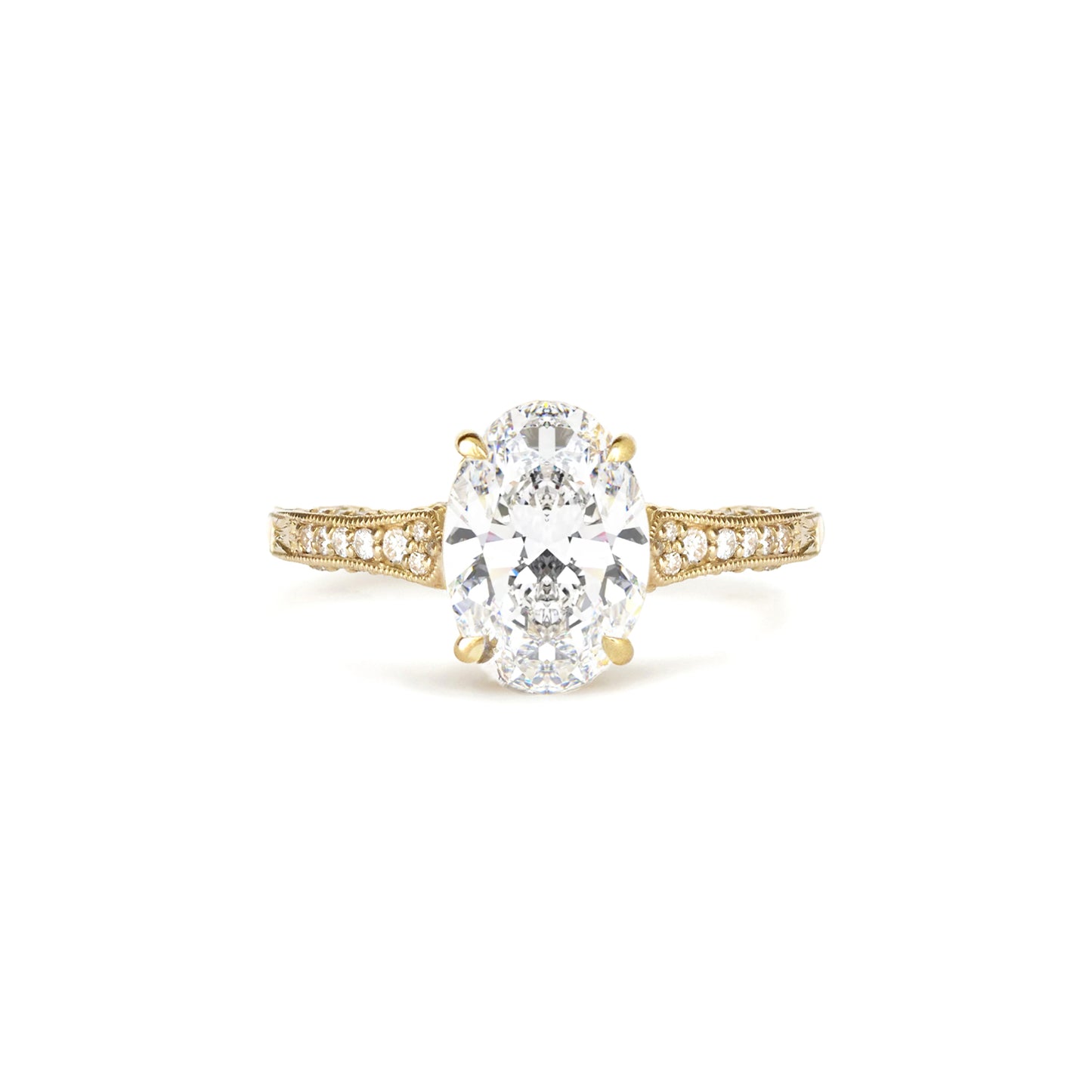 Starfall Oval Cut Diamond Ring