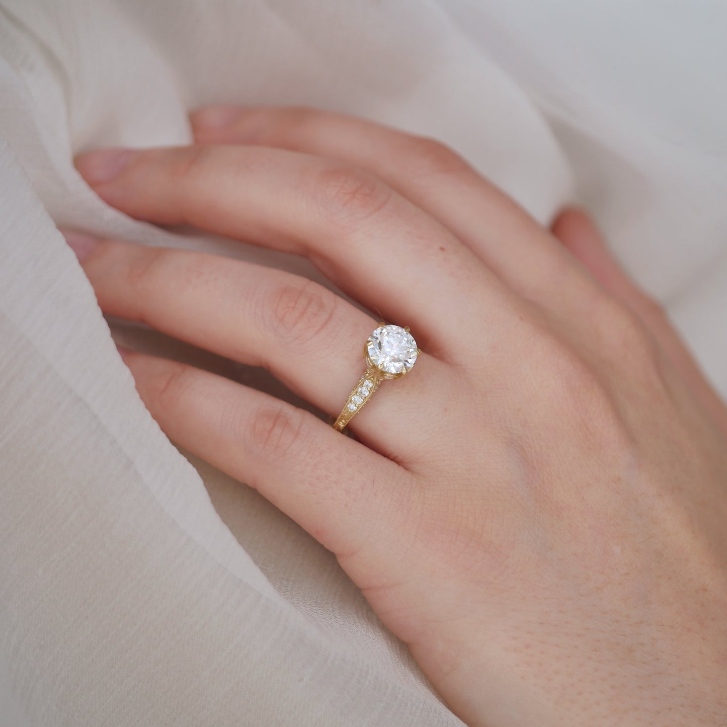 Starlace Old European Cut Diamond Ring