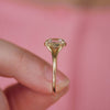 Split Shank Elongated Antique Cushion Cut Solitaire