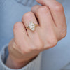 A marquise split shank solitaire features a stunning marquise-cut diamond set in a sleek, split shank band, creating a bold and elegant focal point for a timeless engagement ring.